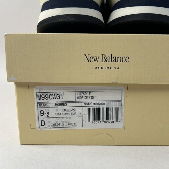 New Balance 990v1 x Teddy Santis MiUSA “Blue Grey” 2024 - Picture 5 of 5